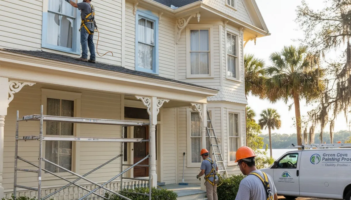 Painting contractor serving Jacksonville, FL with expert interior and exterior painting services